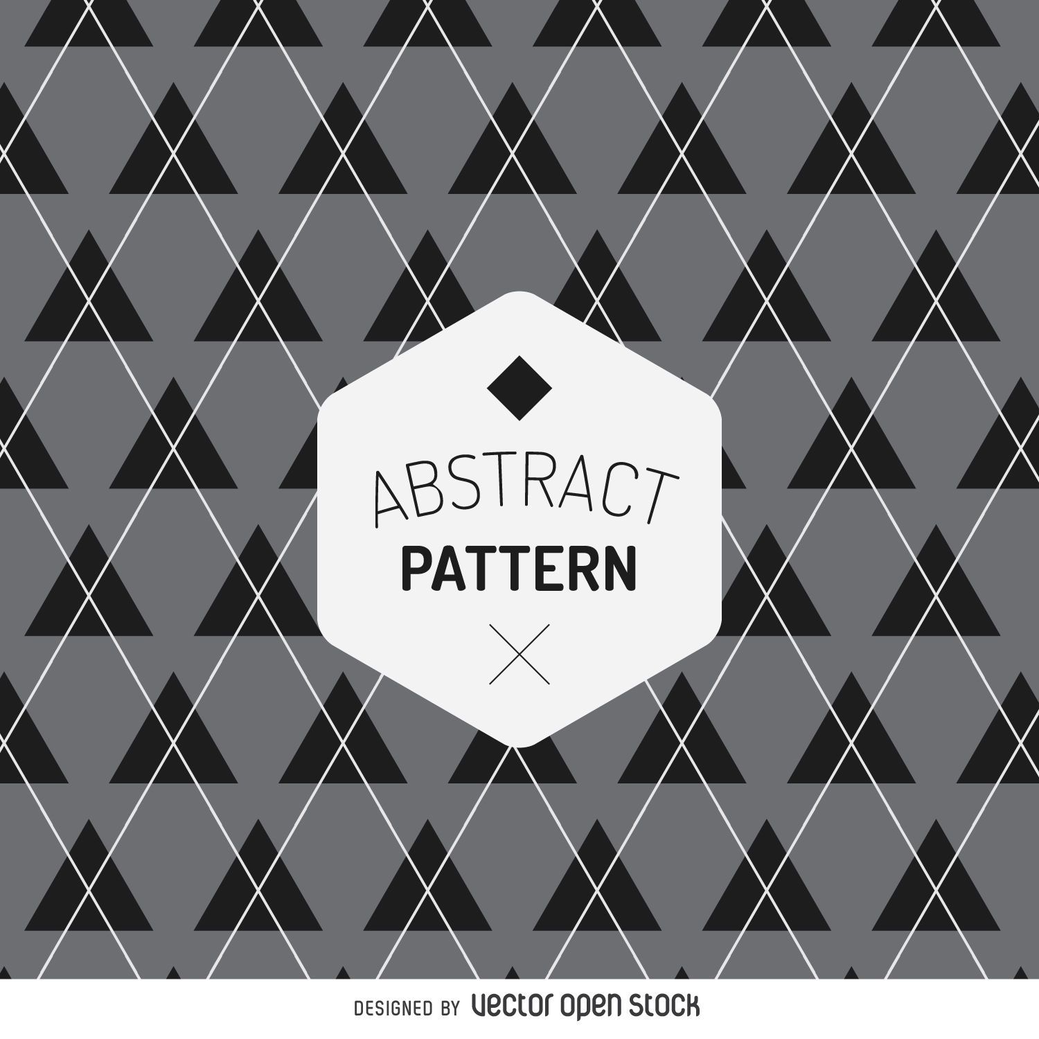 Geometric tartan pattern