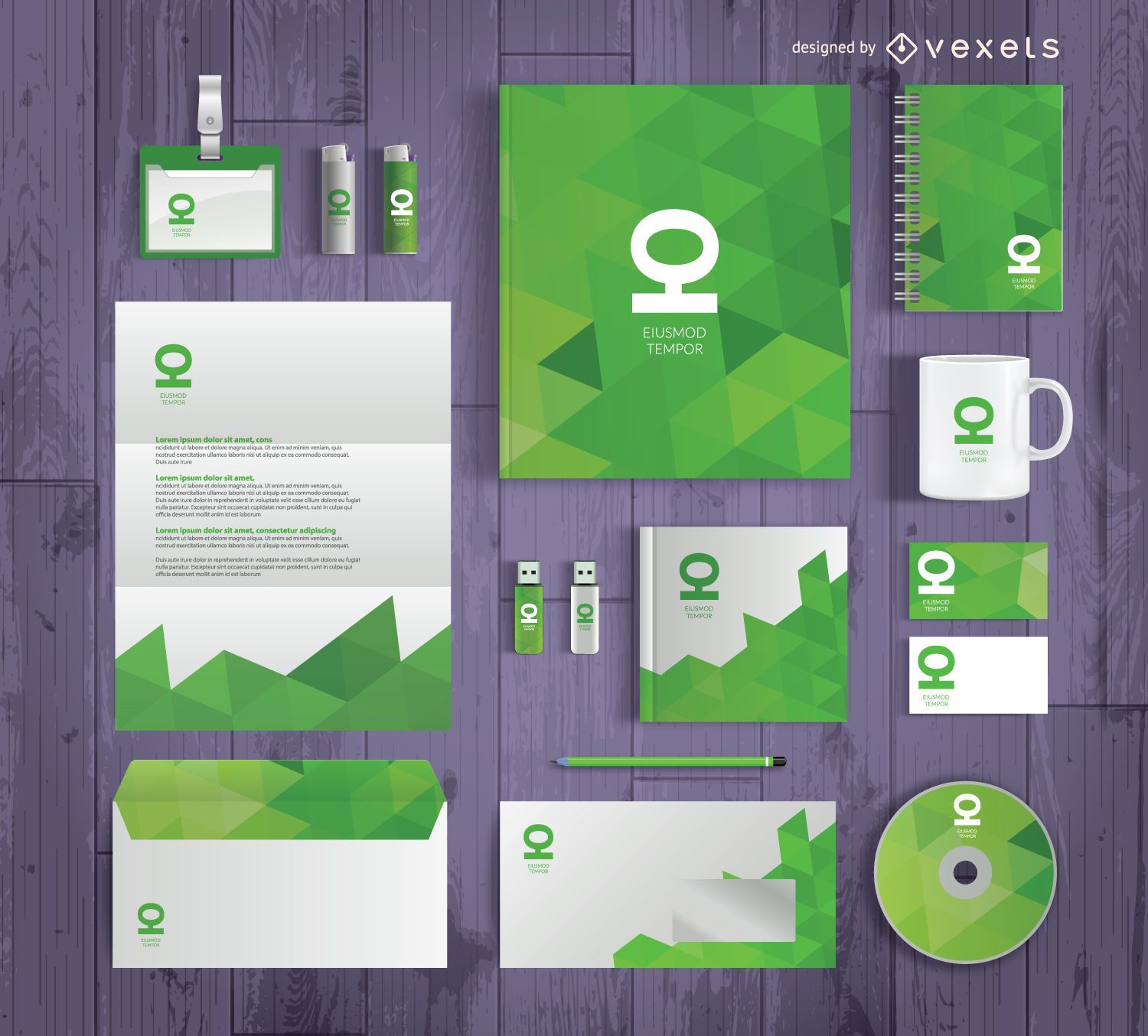 Business stationary mockup