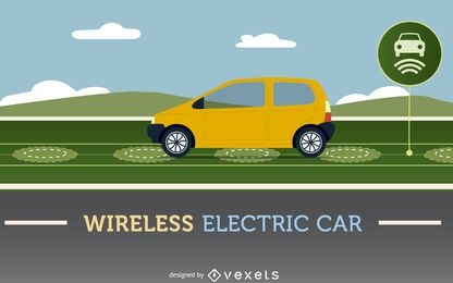 Wireless electric car