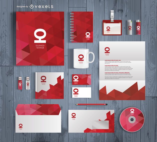 Download Office Stationary Mockup Design - Vector Download