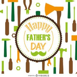Patrón de herramientas Día del Padre