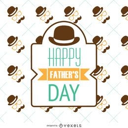 Retro Father's Day pattern