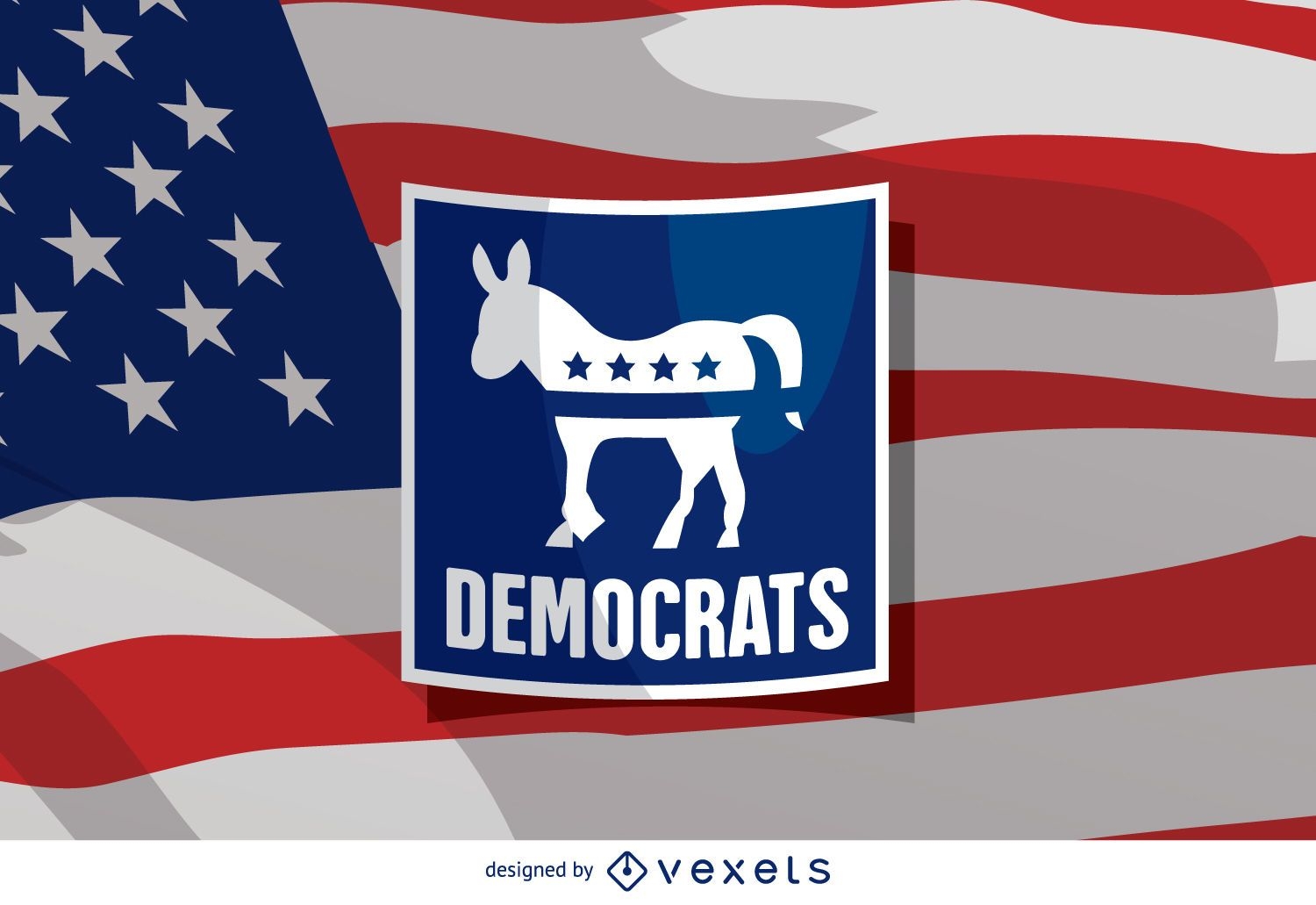 US election Democrat donkey