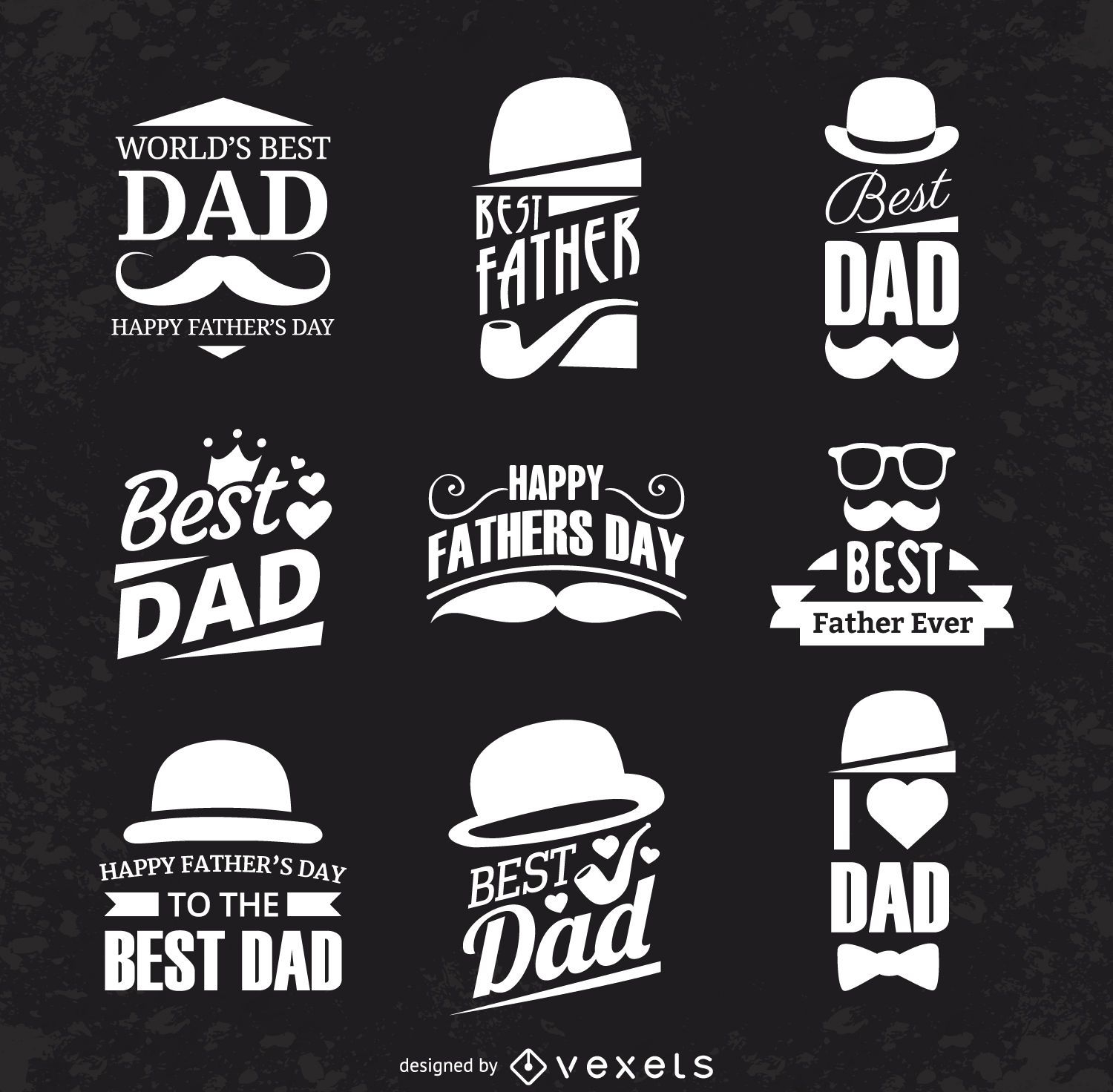 Father's Day label set
