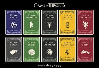Game Of Thrones Houses Vector Download