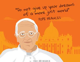 Citação dos sonhos do Papa Francisco