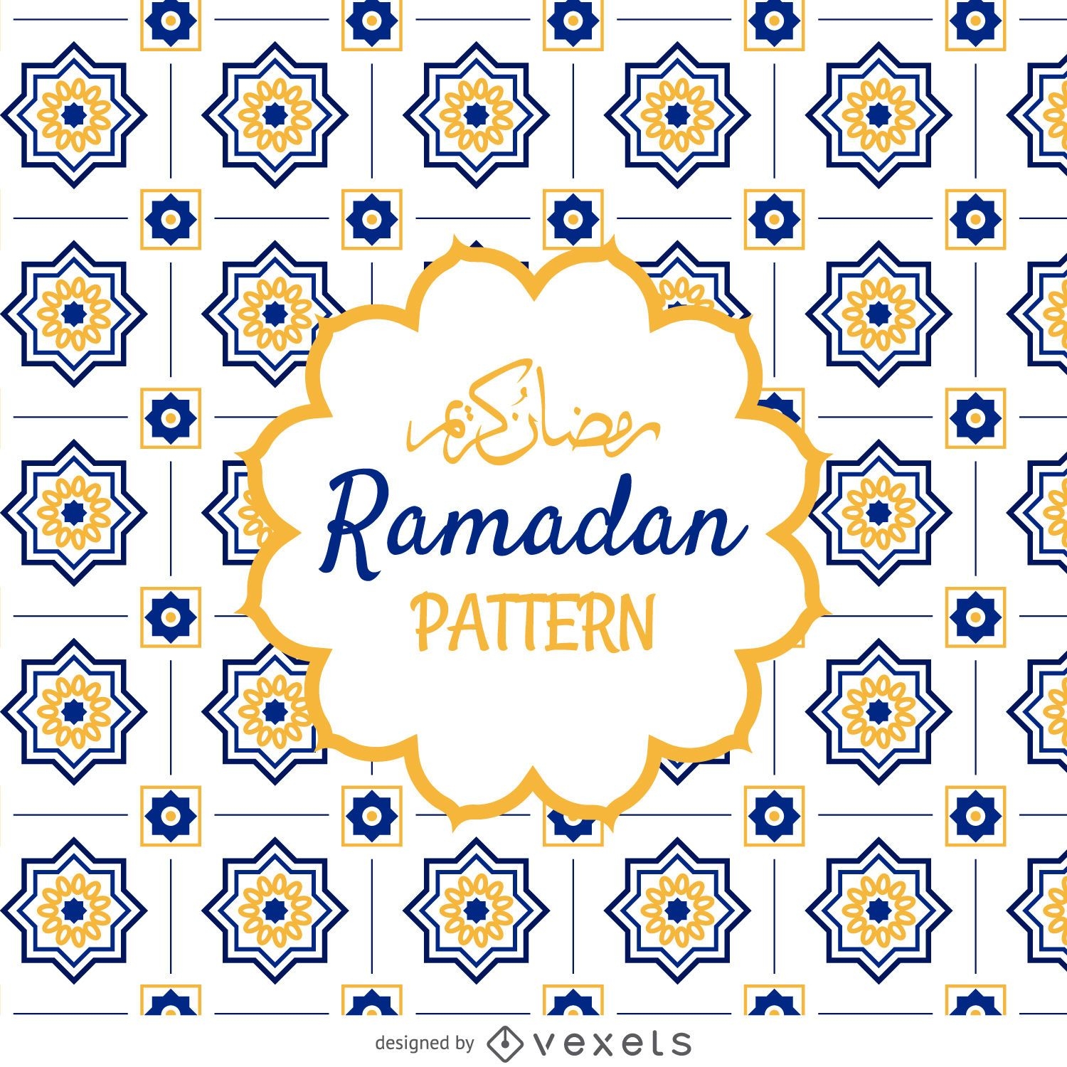 Arabisches Ramadan-Muster