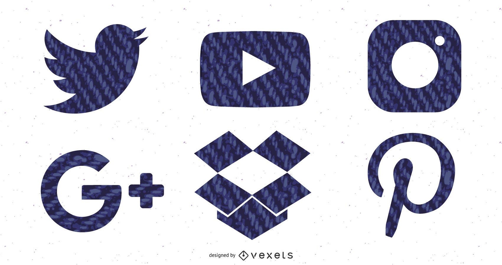 JEANS SOCIAL MEDIA ICON PACK