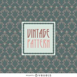 Papel de parede de padrão vintage