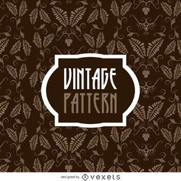 Vintage leaves pattern