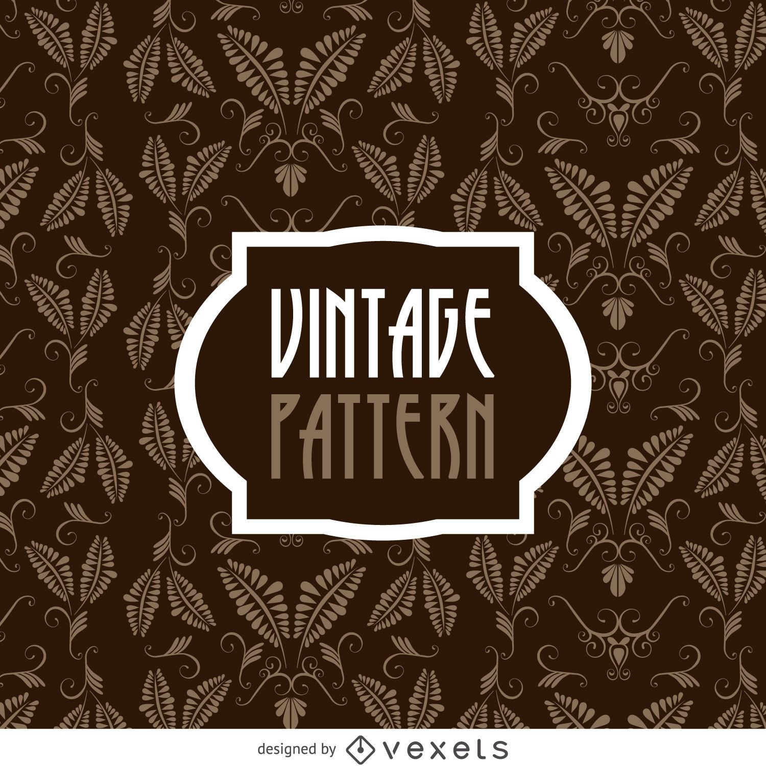 Vintage Blätter Muster