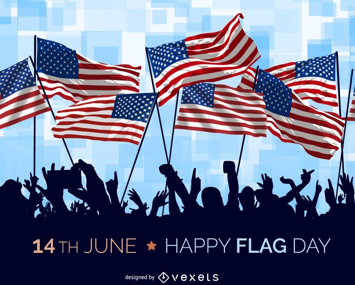USA Flag Day illustration USA Flag Day illustration