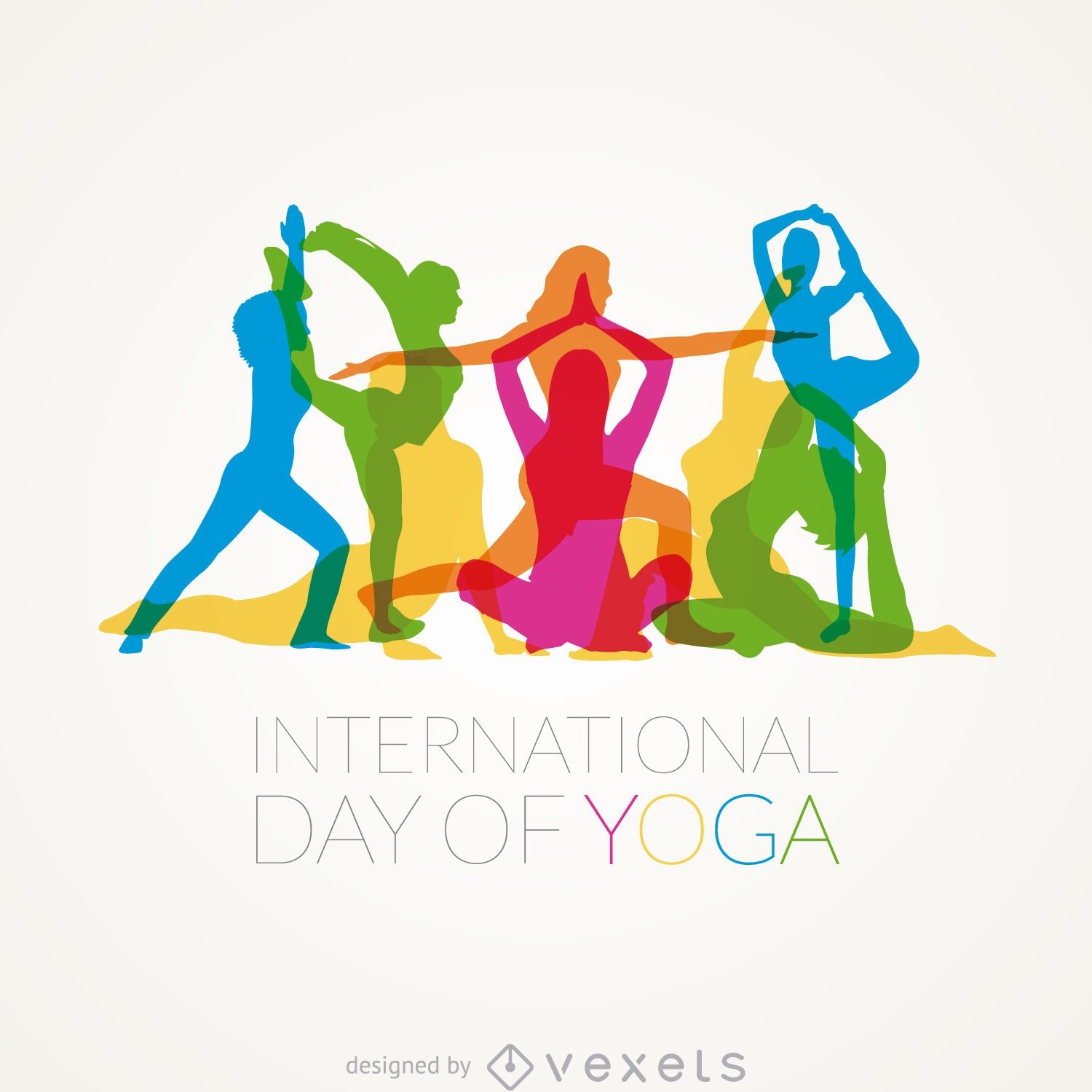 Internationaler Tag des Yoga posiert