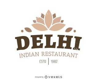 Logotipo de comida india