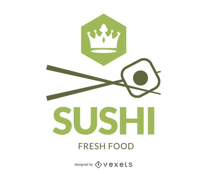 Sushi branding logo Sushi branding logo