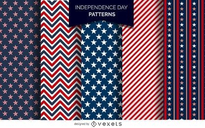 US Independence Day patterns
