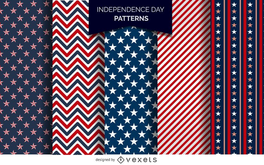 Patrones del Día de la Independencia de los Estados Unidos Patrones del Día de la Independencia de los Estados Unidos