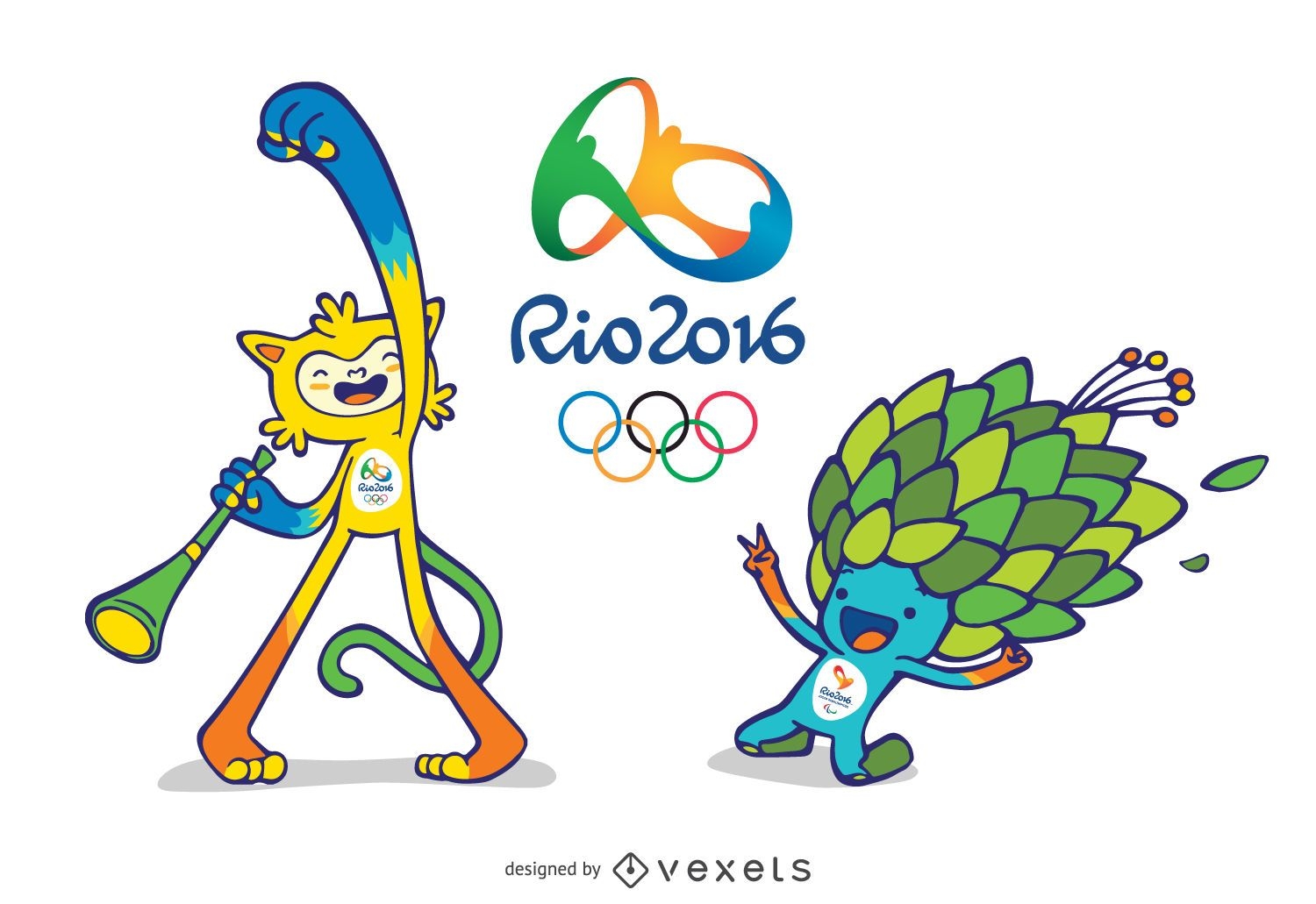 Mascotes Ol?mpicos e Paral?mpicos Rio 2016