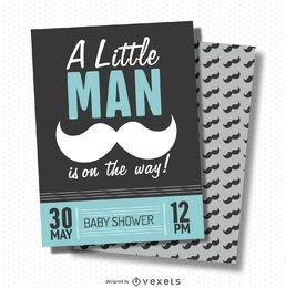 Baby shower de chico hipster