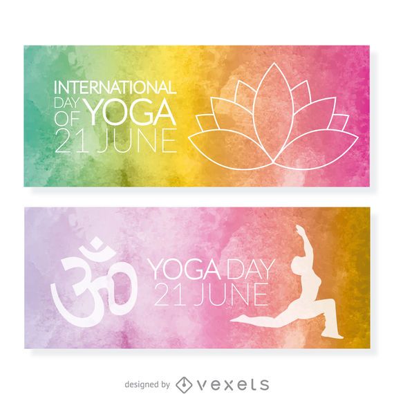 International Yoga Day Banner Design