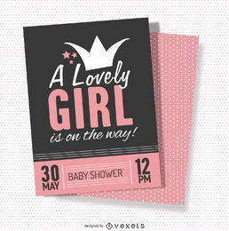 Lovely baby shower card Lovely baby shower card