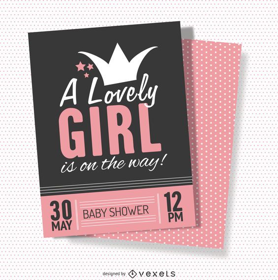 Tarjeta preciosa de baby shower Tarjeta preciosa de baby shower