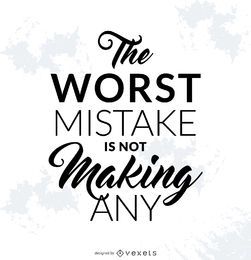 Póster de error motivacional Póster de error motivacional