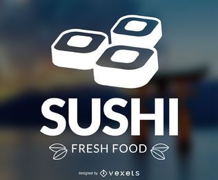 Modelo de logotipo Sushi
