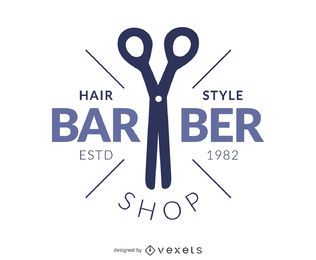 Barber hair salon logo Barber hair salon logo