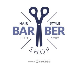 Logotipo de peluquería de peluquero
