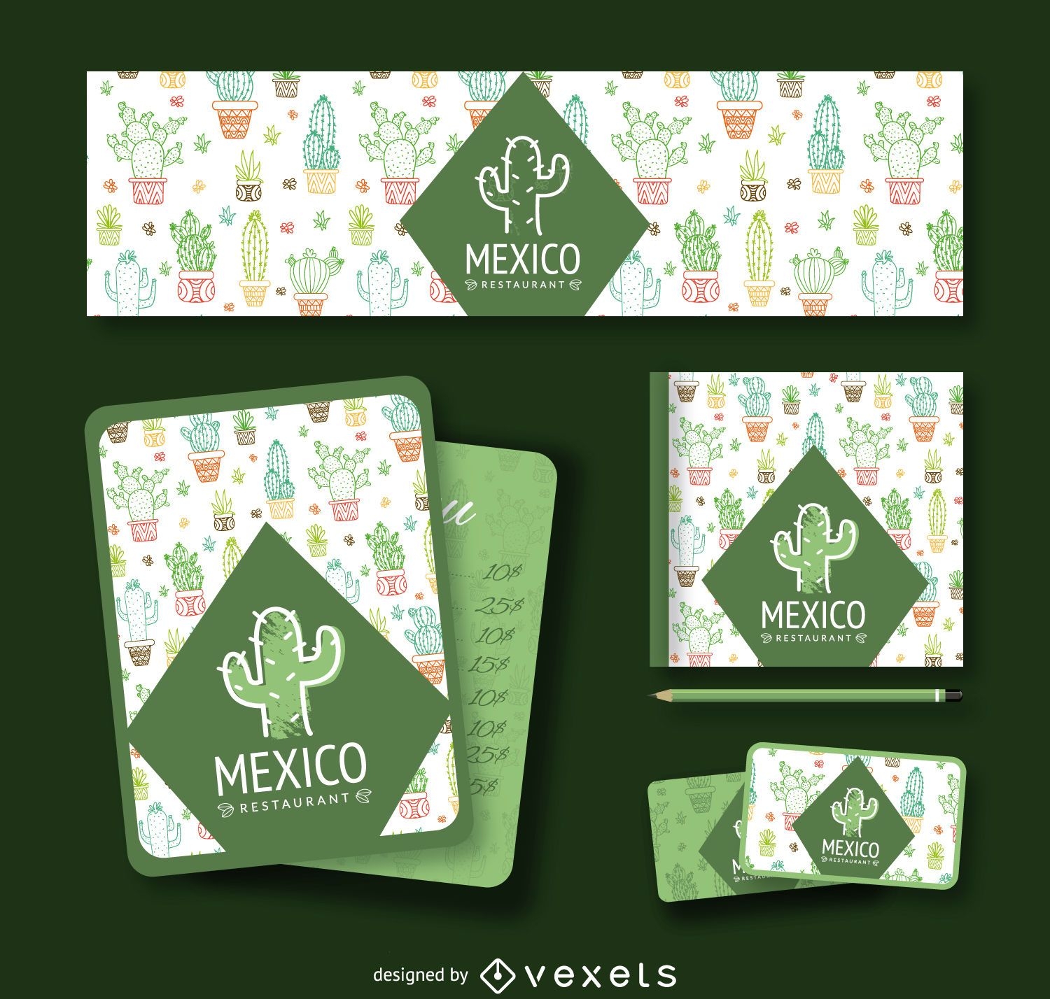 Mexikanisches Kaktus-Branding