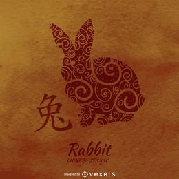 Chinesisches Horoskop der Kaninchenzeichnung