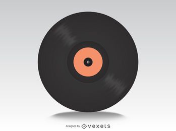 Design de disco de vinil