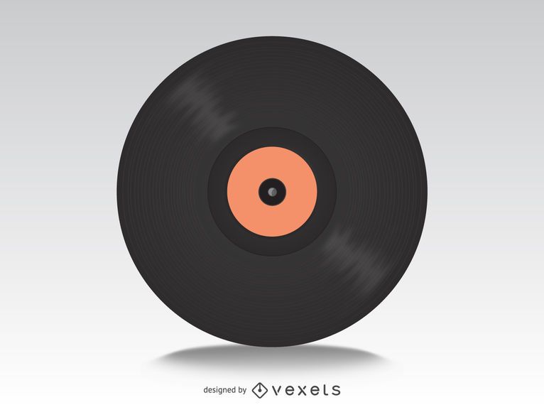 Vinyl record mockup Vinyl record mockup