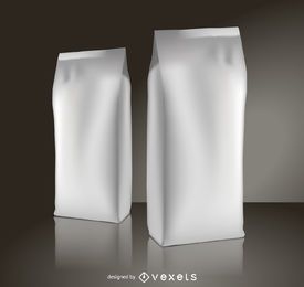 Square Bottom Gusseted Coffee Bags, Box Bottom Coffee Pouches