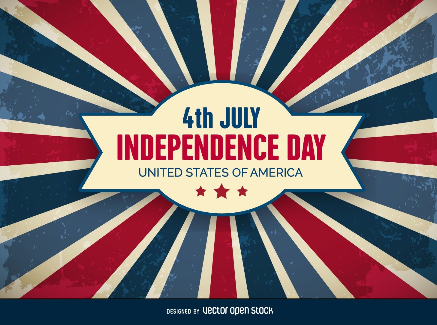 4th Of July Independence Day Background - Vector Download