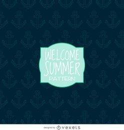 Summer anchor pattern