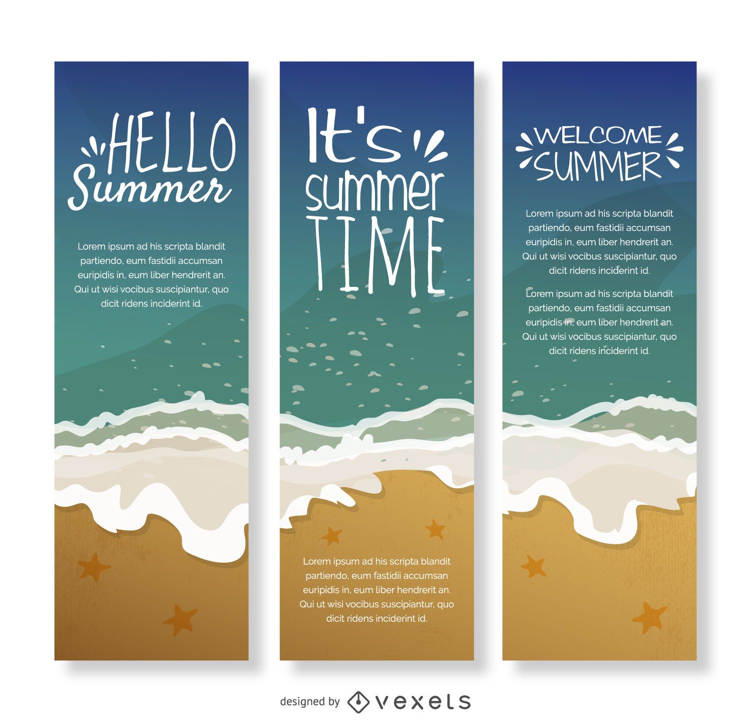 Shoreline summer banner