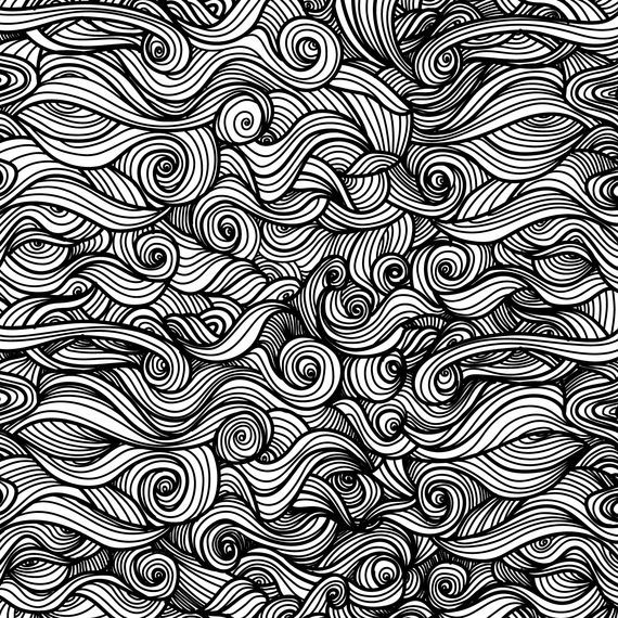 Curly Swirls Ornamental Background - Vector Download