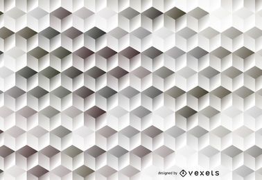 Fondo hexagonal blanco y negro