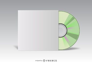 O después cuchara Espantar Descarga Vector De Cubierta De CD Diseño Blanco