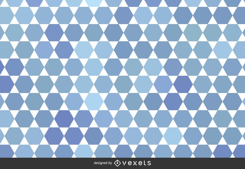 Abstract geometric pattern in tones of blue Abstract geometric pattern in tones of blue