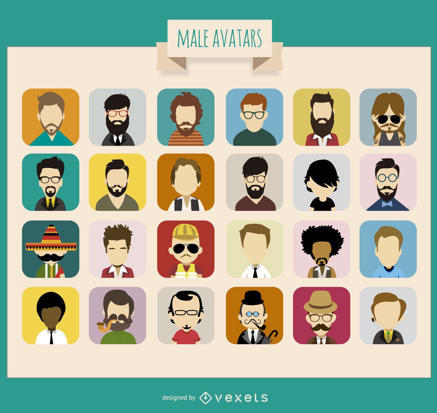 Male Avatar Maker Vector Download