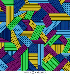 Fondo rayado geométrico colorido