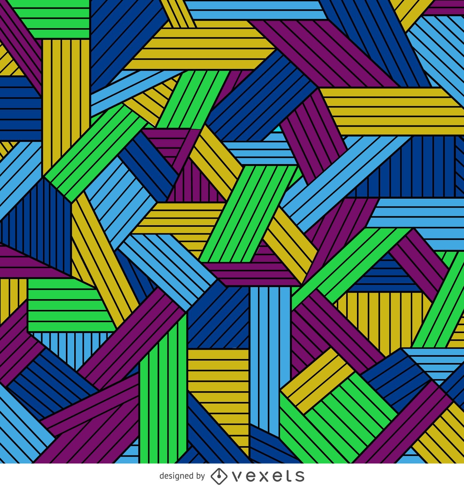 Colorful geometrical lined background