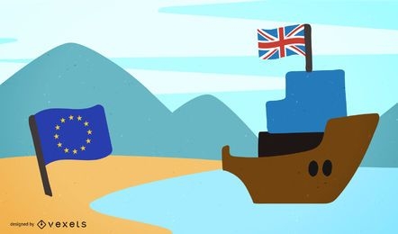 Brexit - UK verlässt Design der Europäischen Union