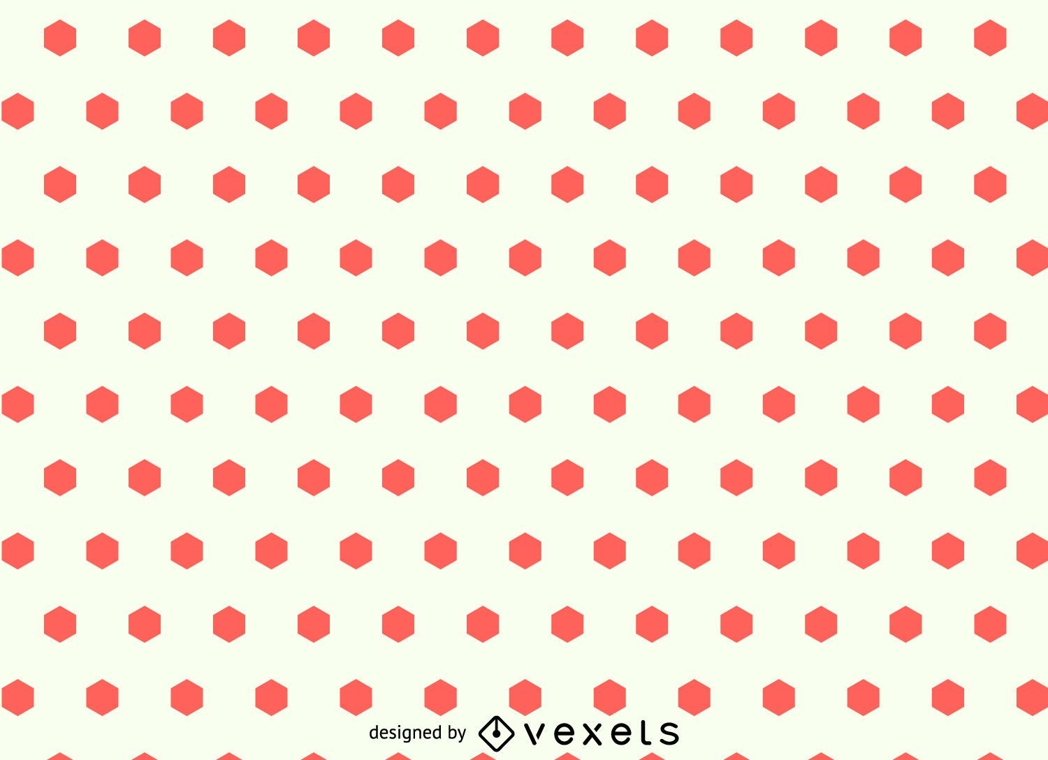 Hexagon dots seamless pattern