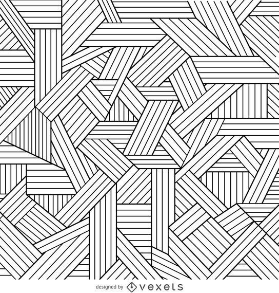 Decorative Geometric Outlines Background - Vector Download