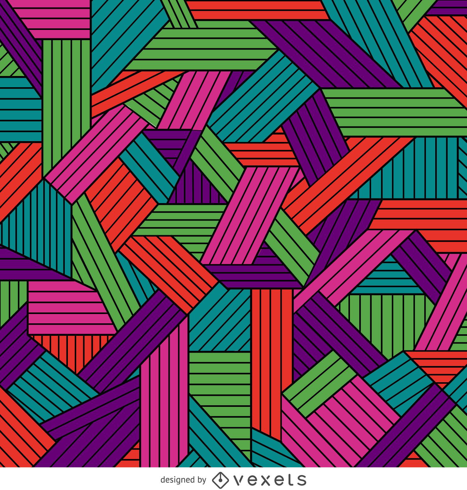 Farbiges dekoratives geometrisches Muster