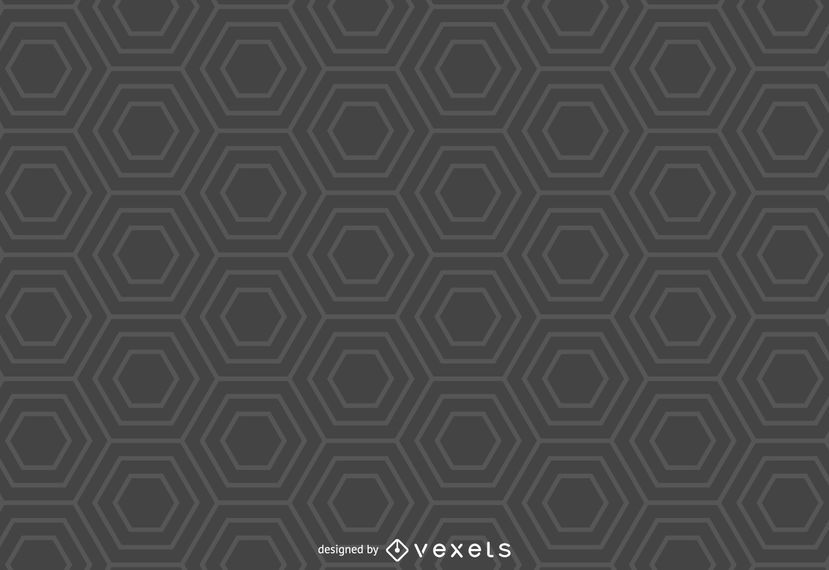 Gray hexagon pattern background Gray hexagon pattern background